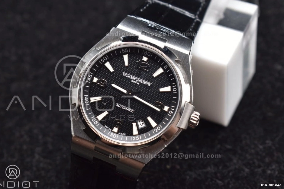 Black SportInspired Maker Dial Black 8F Overseas Strap on 932 Rubber SS 0426